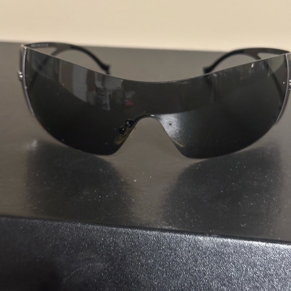 Versace Accessories - Versace Metallic Silver Sunglasses